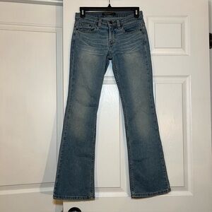 American Eagle Y2K Low Rise Boot Cut Jeans Womens Size 0 Petite